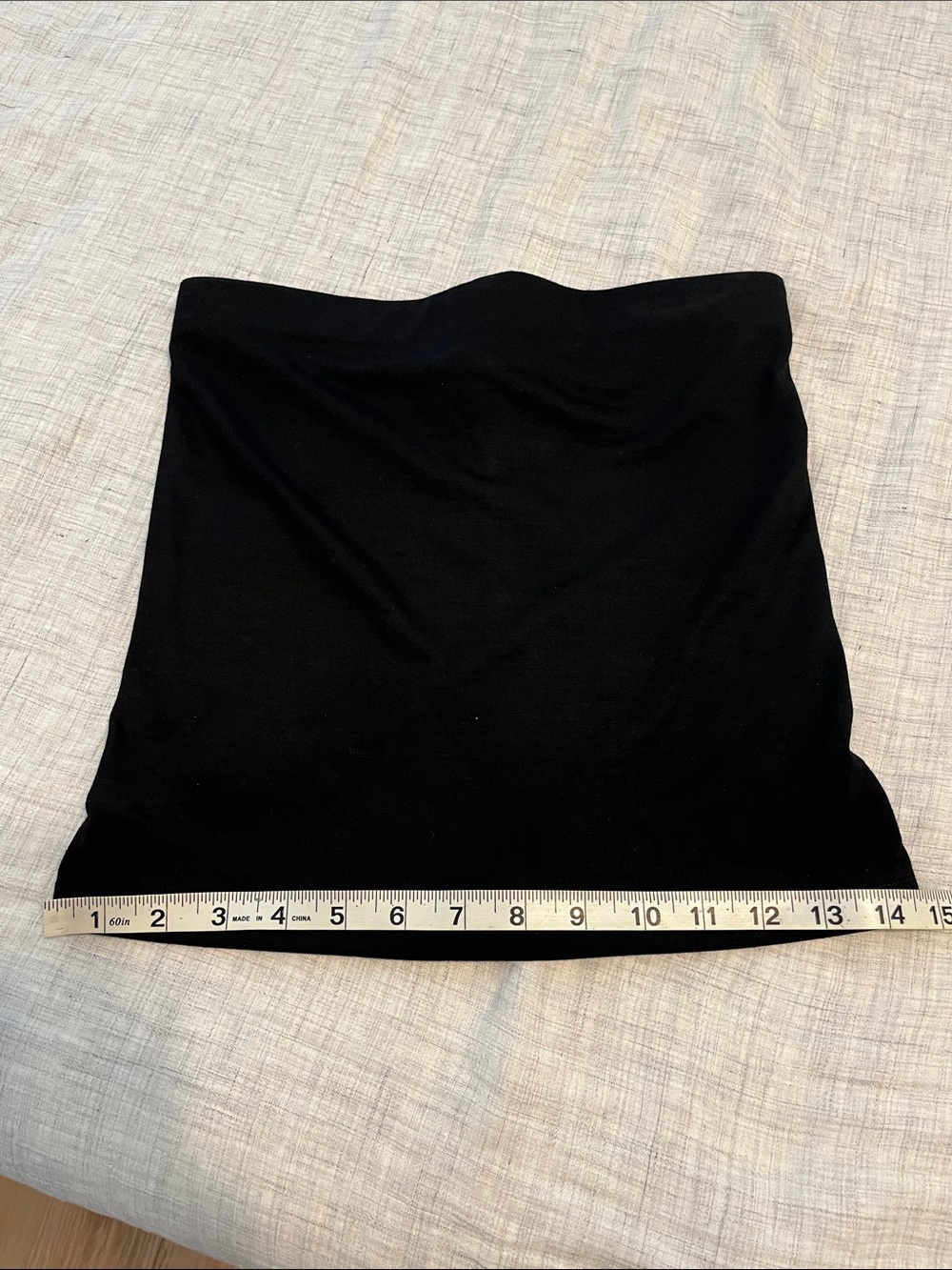 Vincent James black wool tube top - Picture 6 of 7